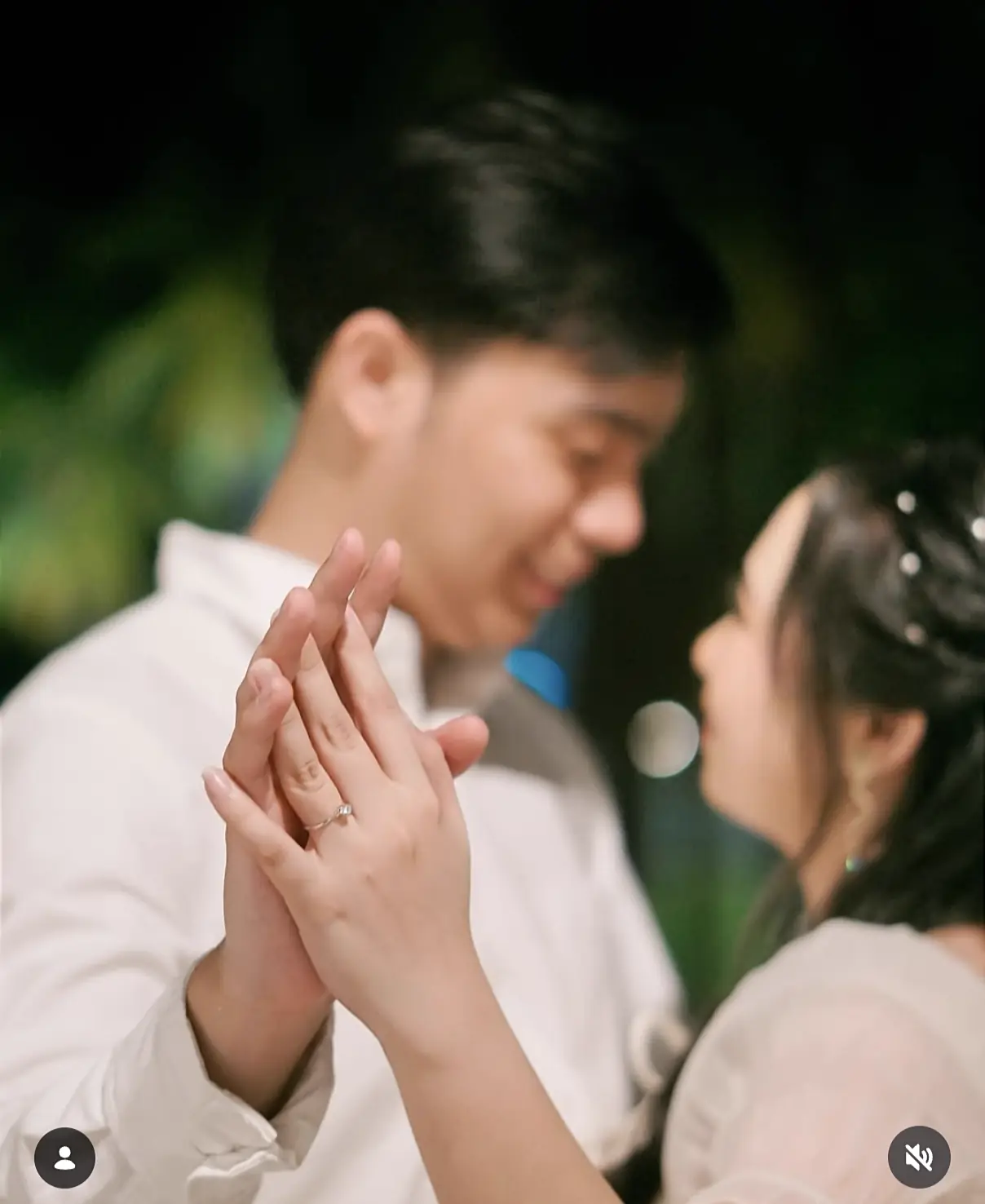 With fiance